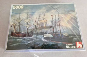 3000 NathanShips Entering Le Havre Édouard Adam Puzzle Jigsaw 1983 Paris France - Picture 1 of 12