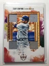 Tony Gwynn QUAD RELIC GAME USED JERSEY PATCH PADRES HOF 2020 Diamond Kings