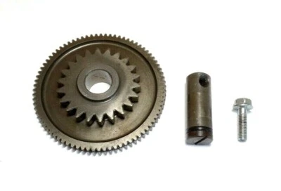 Honda CM400, CM450, CB400, CB450SC, шестерня холостого хода и вал в сборе. 28130-413-780. - Изображение 1 из 4