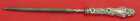 Lily By Whiting Sterling Silver Roast Carving Hone 13 1/2" Vintage Serving