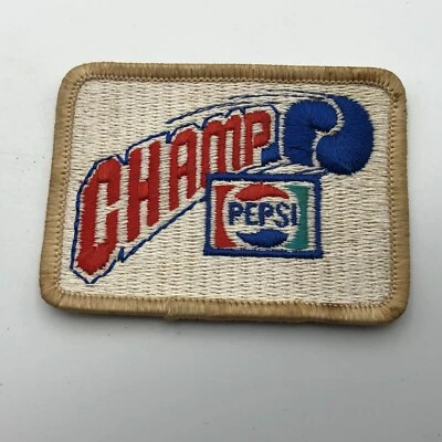 PEPSI CHAMP Patch Boxing Glove Logo 2-1/4" x 3" Advertising AS IS Scarce Vintage - Image 1 of 4