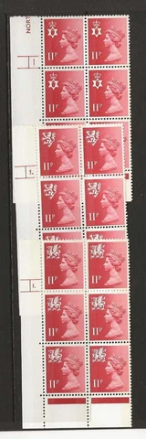 GREAT BRITAIN REGIONAL Blocks...Sc# NIMH15; SMH15; WMMH15... MNH...SCV $9.90 Cover
