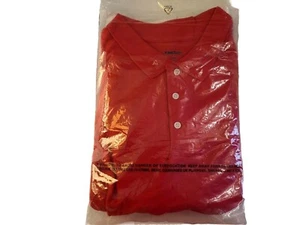 KINGSIZE RED SHORT SLEEVE SHIRT SIZE 4XL BIG NEW SEALED MADE IN PAKISTAN - Picture 1 of 6