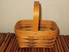 Small Longaberger Basket with Handle 7" X 5" X 7"  1997 Easter Spring