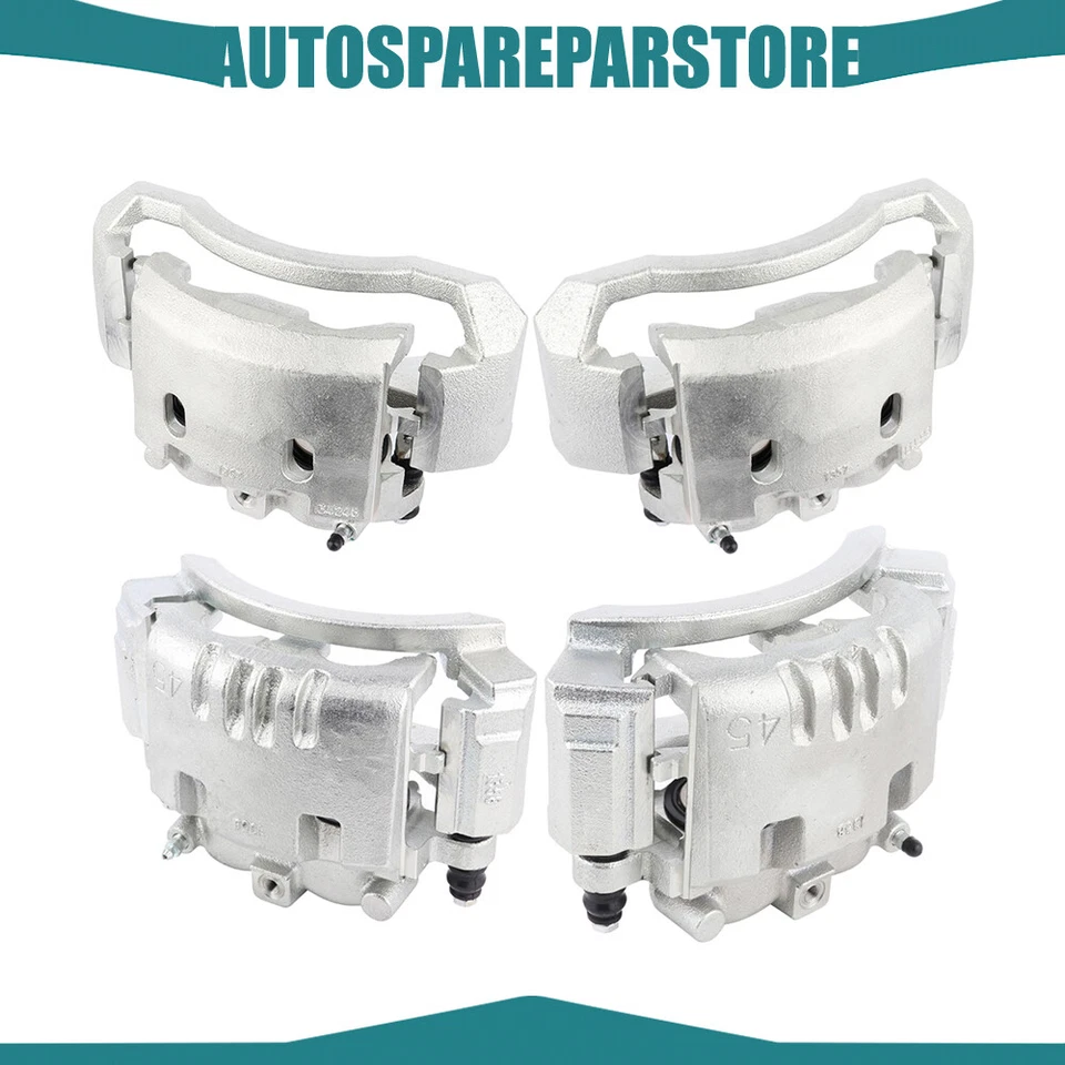 Front and Rear Brake Calipers For 2003 2004 2005 2006 2007 2008 Dodge Ram 3500 Foto 1 de 4