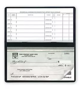 Compact Size Duplicate Checks, Green Marble / Deluxe #: 51200N/ 6" x 2 3/4" - Picture 1 of 1