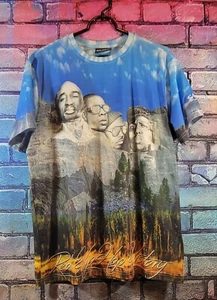 SMW Real Hip Hop Artist All Over Print XL T-Shirt RARE Tupac JayZ Biggie Nas - Picture 1 of 4
