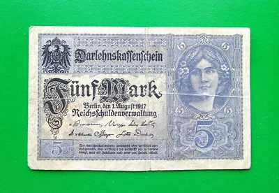 5 mark Germany 1917 - Image 1 of 2