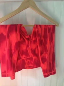 Under Armour XS Leggings Crop Pants Yoga Orange and Red - Picture 1 of 3