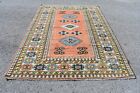 Organic wool rug, Vintage rug, Turkish rug, Oushak rug, Rug 5.8 x 8.7 ft RL8520
