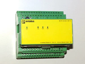 Phoenix Contact InterBus IB ST 24 AO 4/SF/4 Analogausgabe Nr 2750578 Neuwertig - Picture 1 of 3