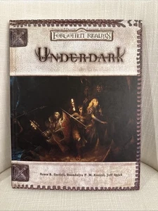 UNDERDARK Dungeons & Dragons Forgotten Realms Guide HC Book VG 1st Print 2003 - Imagen 1 de 4