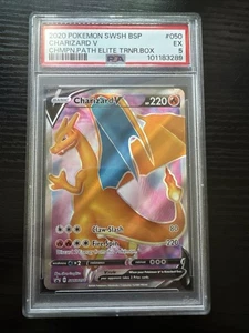 PSA 5 Charizard V SWSH050 SWSH: Sword & Shield Promo Cards Holo - Picture 1 of 2