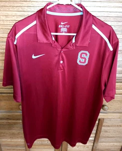Camisa polo de golf roja Nike Dri Fit Stanford Cardinal XL para hombre - Imagen 1 de 5