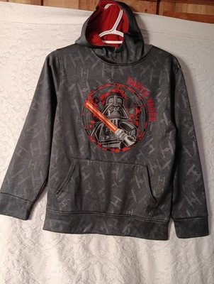 Lego Star Wars Boys Hoodie Large 10-12 Darth Vader Pullover Sweatshirt EXCELLENT - Image 1 of 4