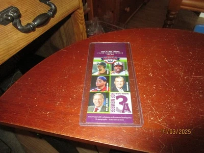 Boleto de inducción al Salón de la Fama del Béisbol 2017 Sec. 3A Tim Raines Bagwell I-Rod Foto 1 de 4