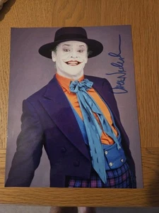 Jack Nicholson as The Joker In Batman 1989 Signed Photo - Picture 1 of 2