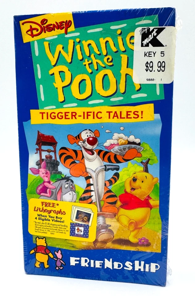 Disney's Winnie The Pooh Tigger-ific Tales! Friendship VHS BRAND NEW SEALED Foto 1 de 4