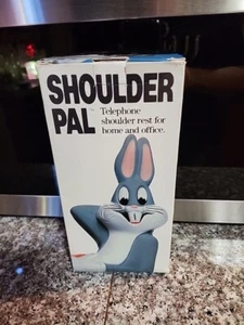 *Vintage Bugs Bunny  Shoulder Pal 1982 *Very rare) Open Box! Telephone Rest. - Picture 1 of 3
