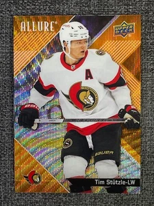 Tim Stutzle 2024-25 Upper Deck Allure Hockey Orange Slice #49 Ottawa Senators - Picture 1 of 2
