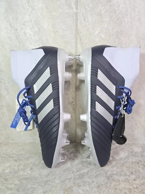 Adidas Predator 18.1 Soft Ground Anti-Clog Women's Soccer Cleats Size 6.5 Blue - Image 1 of 4