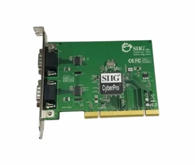 New SIIG JDE6144X0216 JJ-P02012-S6 PCI SERIAL DUAL VIDEO DISPLAY CARD V6.0 - Image 1 of 4