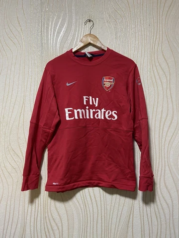 ARSENAL LONDON 2009 2010 TRAINING FOOTBALL SOCCER SWEATSHIRT NIKE 355066-620 M Cover