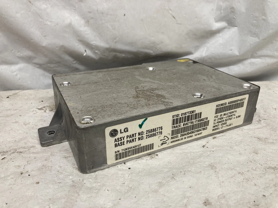 2007 2008 07 08 CHEVROLET IMPALA ONSTAR COMMUNICATION MODULE 25886776 OEM - Image 1 of 1