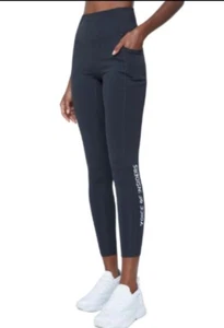 Women Legging Athletic Running Jogger pants Black Heather Size - Medium - Picture 1 of 6
