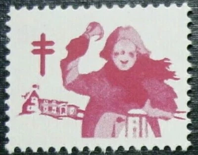 ERROR 1937 CHRISTMAS SEAL STAMP WITH RED AND WHITE COLORS ONLY - Image 1 of 2