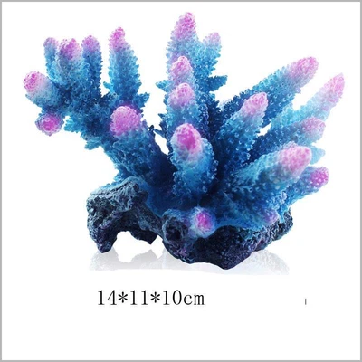 Pecera Falso Mar Coral Resina Rocalla Decoración Acuario Adornos Paisajísticos Foto 1 de 4