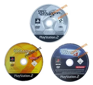 PS2 lot 3 jeux - PES 2 + 3 + 4 Pro Evolution Soccer 2002 2003 2004 football foot - Imagen 1 de 4