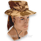British Army Military Combat Boonie Bush Hat Cap UK Desert Camouflage DPM 54-55