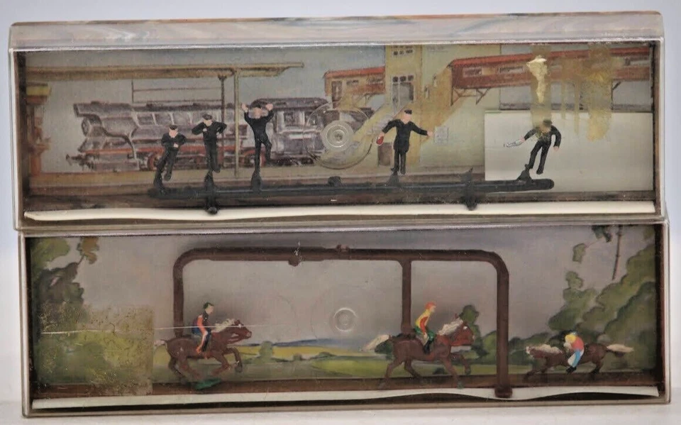 Merten N Scale Jockeys 3 Figures on Horses # N 1006 & N 2280 Locomotive people - Image 1 of 4
