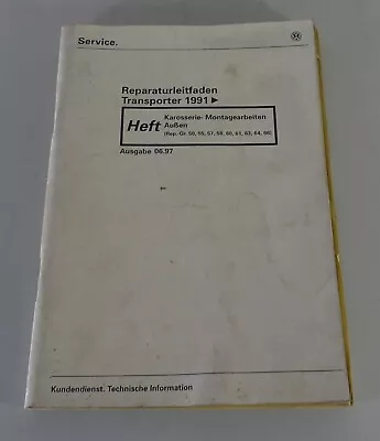 Manual de Taller VW Bus / Transporter T4 Carrocería Trabajos Montaje Exterior Ab - Imagen 1 de 3