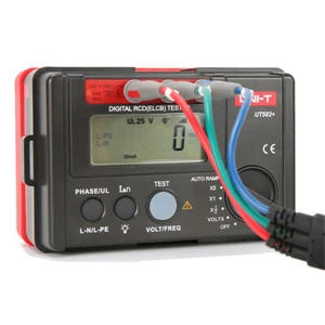 UNI-T UT582+ Digital RCD ELCB Tester AUTO RAMP Leakage Protection Switch Tester - Picture 1 of 8