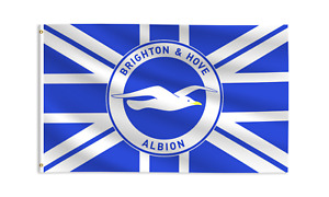 Brighton & Hove Albion Football Club Flag Banner 3X5Ft The Seagulls Fans