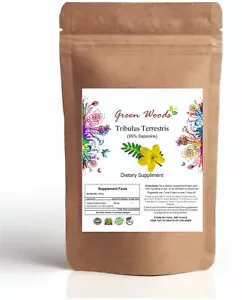 Tribulus Terrestris Estratto in Polvere 95% Saponine Potenziatore Muscolare Alta Resistenza - Foto 1 di 6