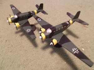 Flames of War 15 mm, 1/144 Scale, German JU-52 Transport Aircraft (set of 2) - Picture 1 of 1