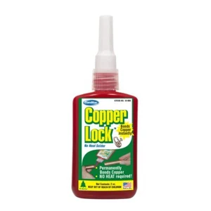 Copper Lock 2 Oz Environmentally Safe Pipe Adhesive for Copper Brass Fittings - Picture 1 of 8