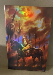 Cómic Red Sonja #1 Foil Refractor 2024 Dynamite 2013 #76 Parrillo casi nuevo/30 - Imagen 1 de 8