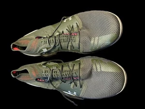 Under Armour Men's Project Rock 3 Training Shoe, High-Vis, 12 - Army Green - Picture 1 of 12