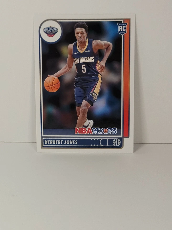 2021-22 NBA Hoops Herbert Herb Jones RC Rookie Card #243 - New Orleans Pelicans - Image 1 of 2