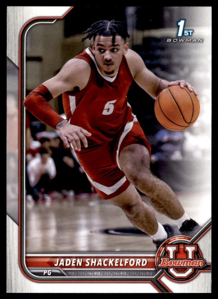 2021-22 Bowman University # 50 Jaden Shackelford - Image 1 of 2