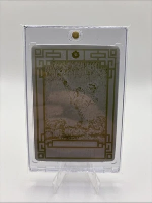 2024 All Time Greats - Warren Spahn 1/1 placa de impressão amarela #56 1 de 1 - Imagem 1 de 2