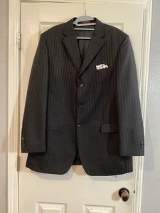 Men’s JEAN PAUL GAULTIER Blk Pin Stripe Blazer GREAT CONDITION! 42L - Picture 1 of 10