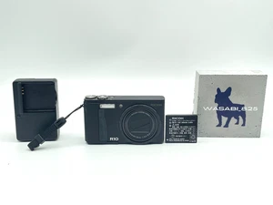 Ricoh R10 kompakte Digitalkamera schwarz 10,0 MP optischer Zoom 7,1x gebraucht aus Japan - Bild 1 von 8
