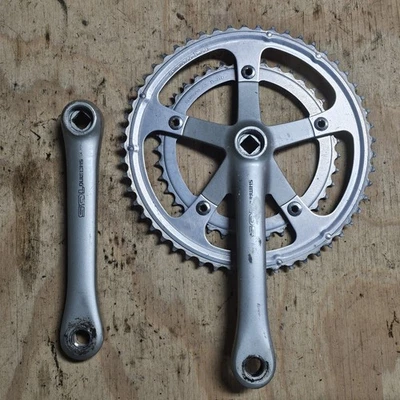 Vintage Shimano 105 FC-1056 Crankset 175mm Square Taper Japan Road Bike - Image 1 of 4