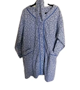 Abrigo de casa bata de albornoz púrpura vintage Stan Herman para mujer talla 1X🪻EXCELENTE ESTADO 🪻 - Imagen 1 de 12