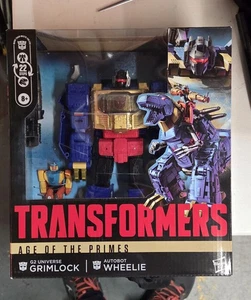 Transfromers Age of Primes G2 Grimlock Wheelie Action Figure Leader Class New - Picture 1 of 4